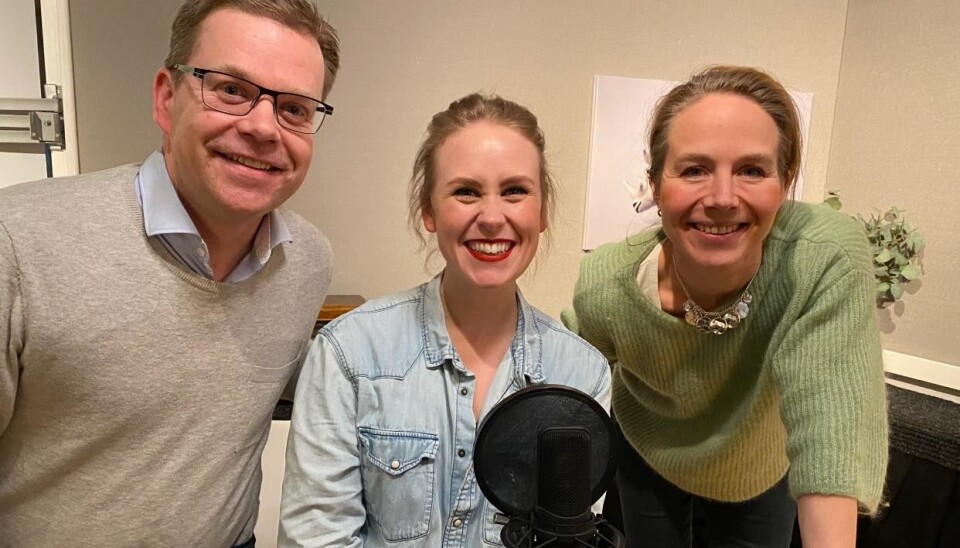 Forskningssjef ved FFI, André Pettersen, programleder Silje Kampesæter og Generaladvokat Sigrid Redse Johansen.