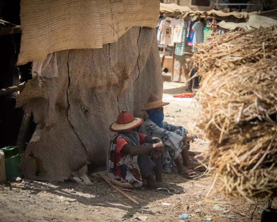 Mali består av en rekke etniske grupper. Fulaniene er et nomadisk folk og en undergruppe kalt Wodaabe  kjennetegnes ofte av hatten på bildet. Foto: Silje Kampesæter