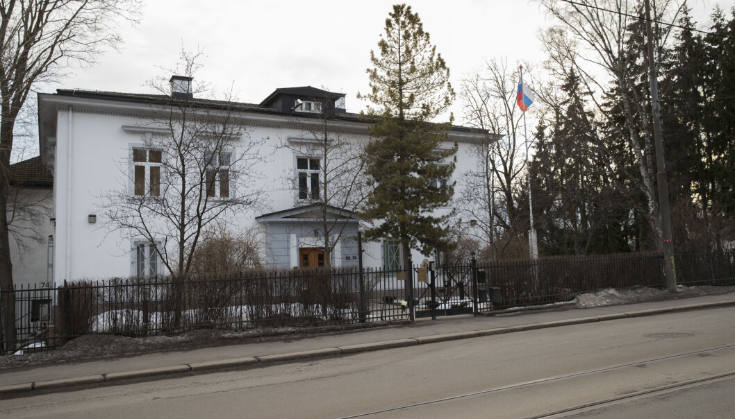 Den russiske ambassaden i Oslo. Den russiske ambassaden i Oslo.