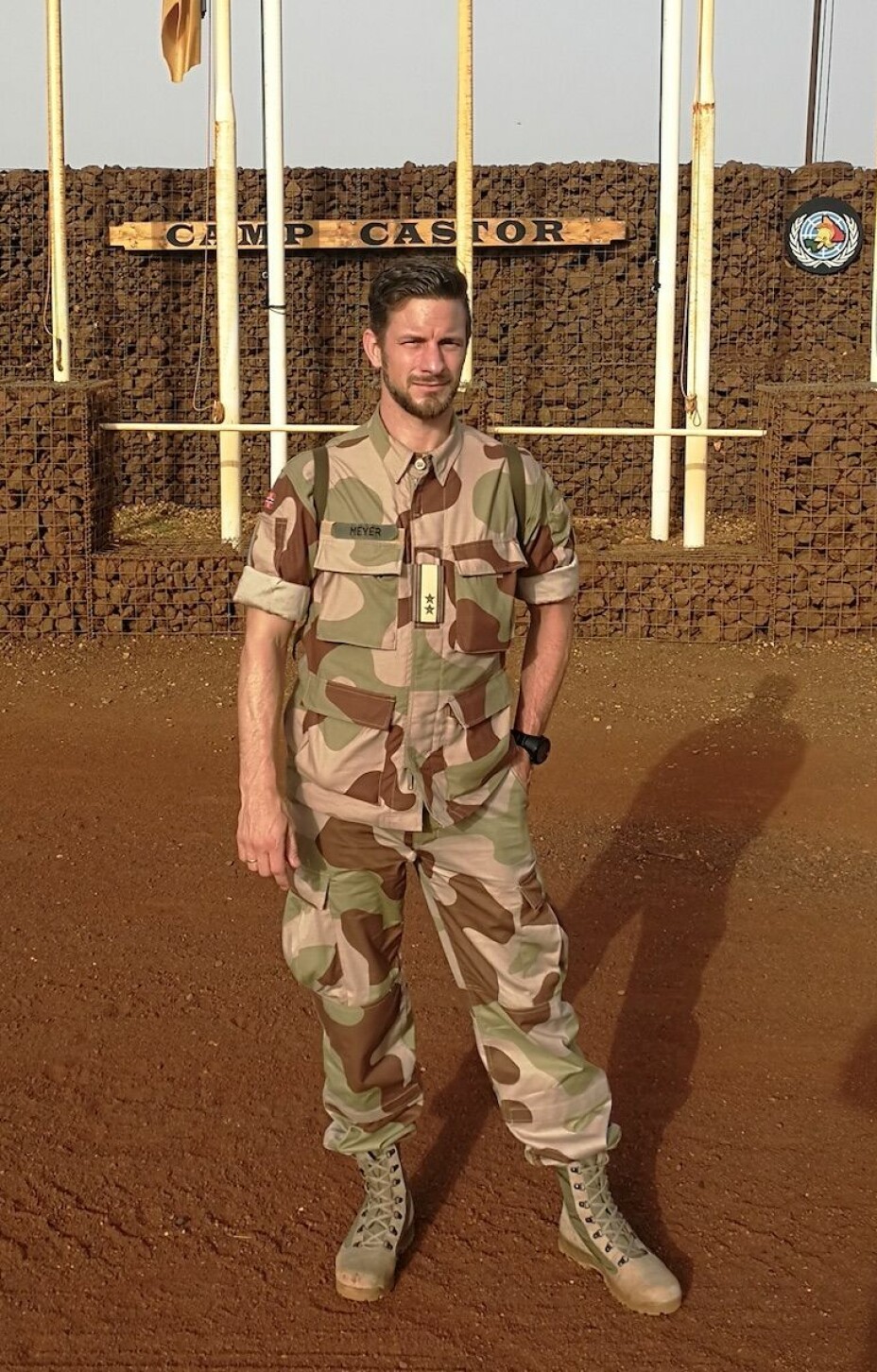 Nasjonal styrkesjef i Mali, Joakim Meyer.