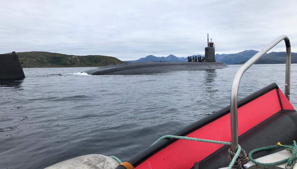 USS Seawolf foretok mannskapsbytte i norsk farvann.