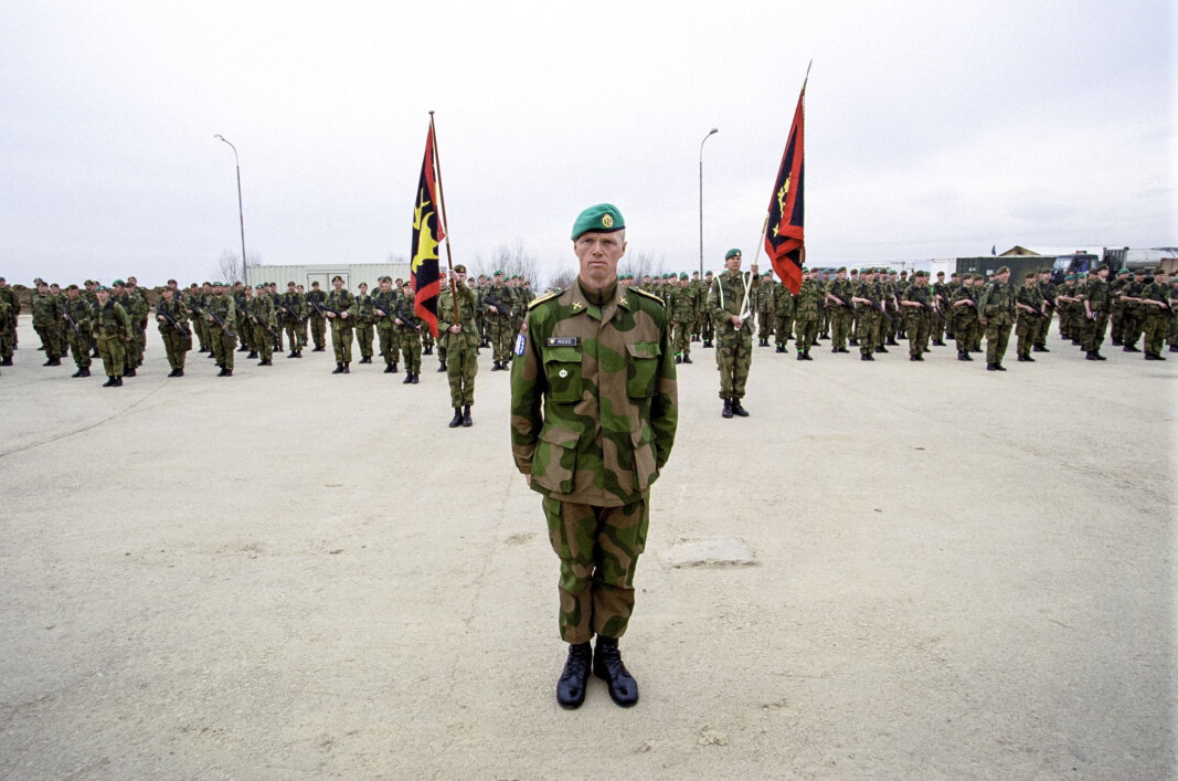 – Kosovo var første gang man sendte ut en stor avdeling som var trent og utstyrt for kampoperasjoner, sier Robert Mood. – Kosovo var første gang man sendte ut en stor avdeling som var trent og utstyrt for kampoperasjoner, sier Robert Mood.