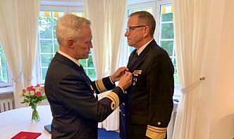 Tysk viseadmiral tildelt hederskorset