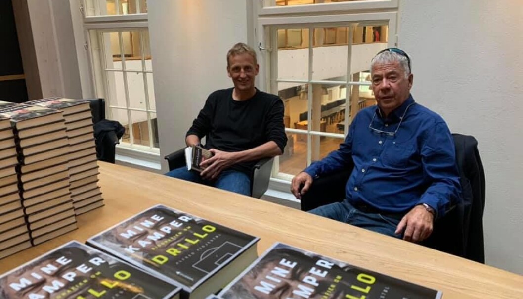 Forsvarssjef Eirik Kristoffersen møtte tirsdag Egil «Drillo» Olsen på boksignering i Oslo. Forsvarssjef Eirik Kristoffersen møtte tirsdag Egil «Drillo» Olsen på boksignering i Oslo.