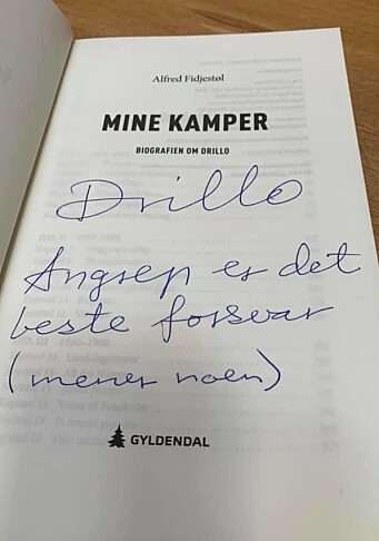Drillos hilsen til Eirik Kristoffersen. Drillos hilsen til Eirik Kristoffersen.