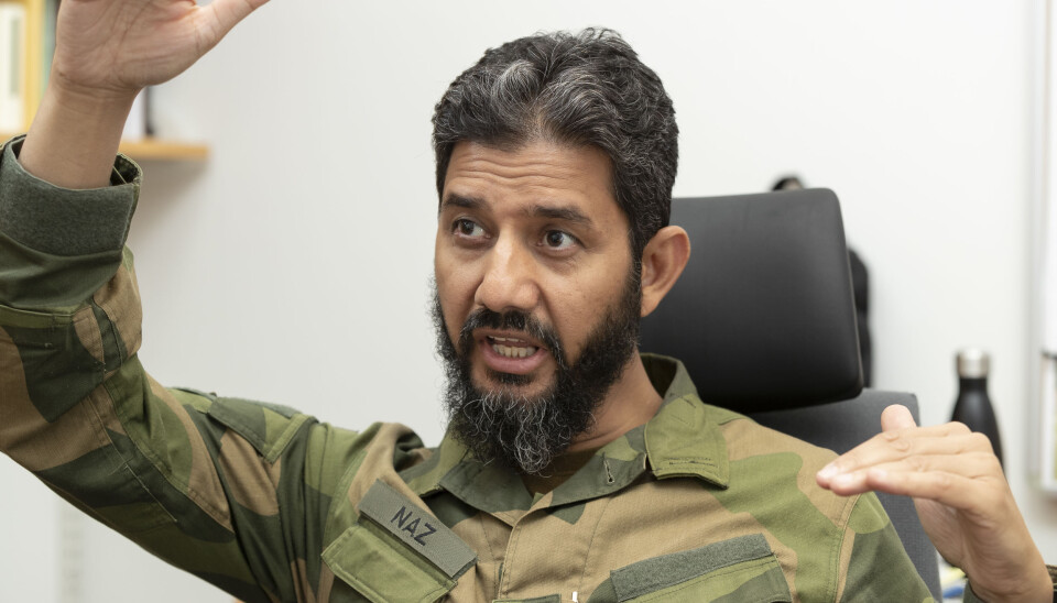Najeeb Naz startet i Forsvaret i 2015.