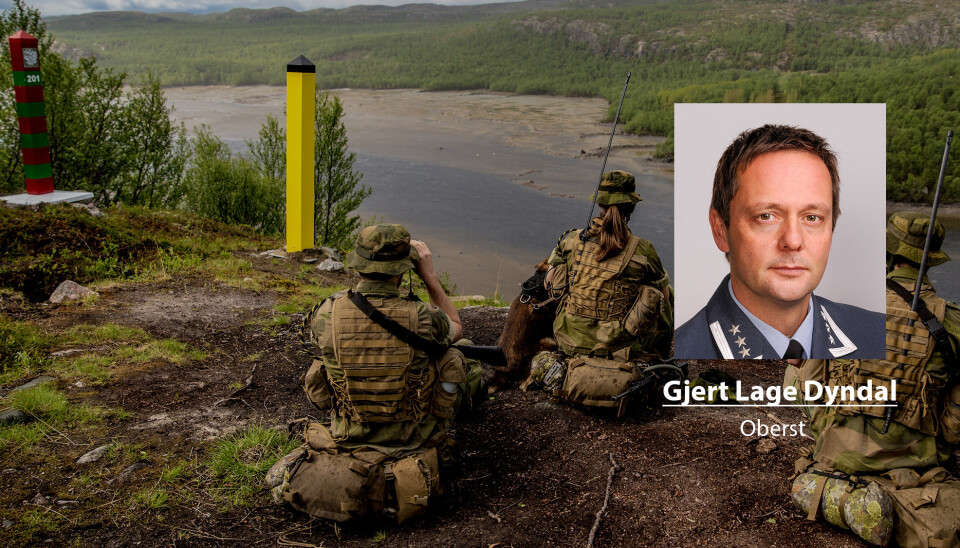 Om vi ikke stoler nok på trusselvurderingene har vi et grunnleggende tillitsproblem, skriver Gjert Lage Dyndal. Her er norske soldater ved grensa til Russland.