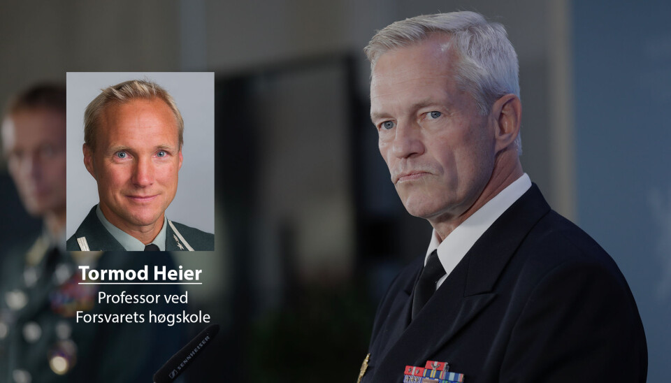 Viseadmiral og sjef for Etterretningstjenesten, Nils Andreas Stensønes, må se hele det sikkerhetspolitiske bildet, skrive Tormod Heier.