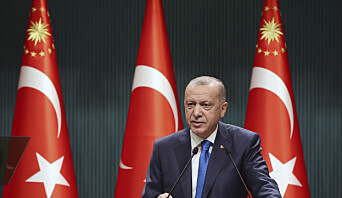 HARD TONE: Tyrkias president Recep Tayyip Erdogan fyrte løs mot Hellas og EU under en tale i hovedstaden Ankara i forrige uke. HARD TONE: Tyrkias president Recep Tayyip Erdogan fyrte løs mot Hellas og EU under en tale i hovedstaden Ankara i forrige uke.