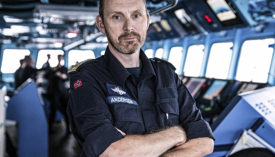 Sjef Marinen, Rune Andersen blir ny sjef for Sjøforsvaret.