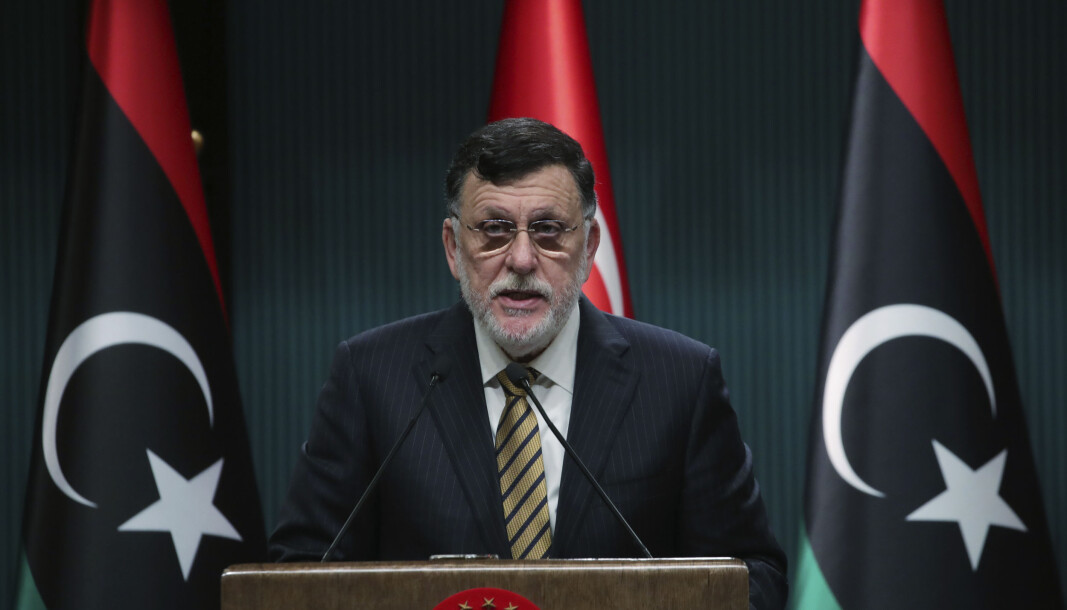 Fayez al-Sarraj, som har ledet Libyas FN-støttede regjering siden 2016, kunngjorde onsdag kveld at han går av i neste måned. Fayez al-Sarraj, som har ledet Libyas FN-støttede regjering siden 2016, kunngjorde onsdag kveld at han går av i neste måned.