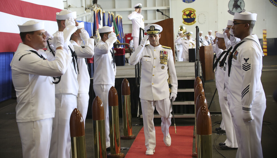 Viseadmiral Andrew Lewis leder både US Second Fleet og det nye Joint Force Command Norfolk. Her under markeringen for etableringen av Second Fleet i 2018.