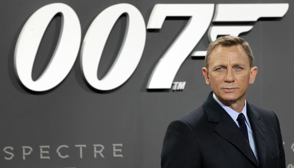Bond-skuespiller Daniel Craig poserer ved premieren på 'Spectre' in Berlin i 2015.