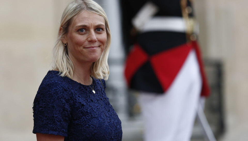 Den danske forsvarsministeren Trine Bramsen under et besøk i Paris i fjor.