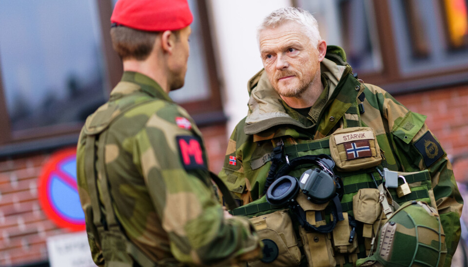 Tore Ketil Stårvik under Trident Juncture i 2018. Han var da sjef for HV-05.