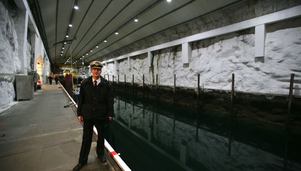 Kommandørkaptein Geir Bentzen var siste sjef på Olavsvern. Bildet er tatt i 2008