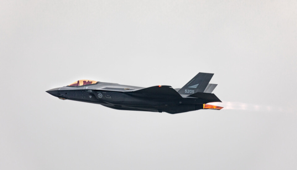 DOMINANS: Bemannede våpensystemer og kampfly vil fortsette å dominere framover, skriver Oddmund Hammerstad. Her ser vi kampflyet F-35.