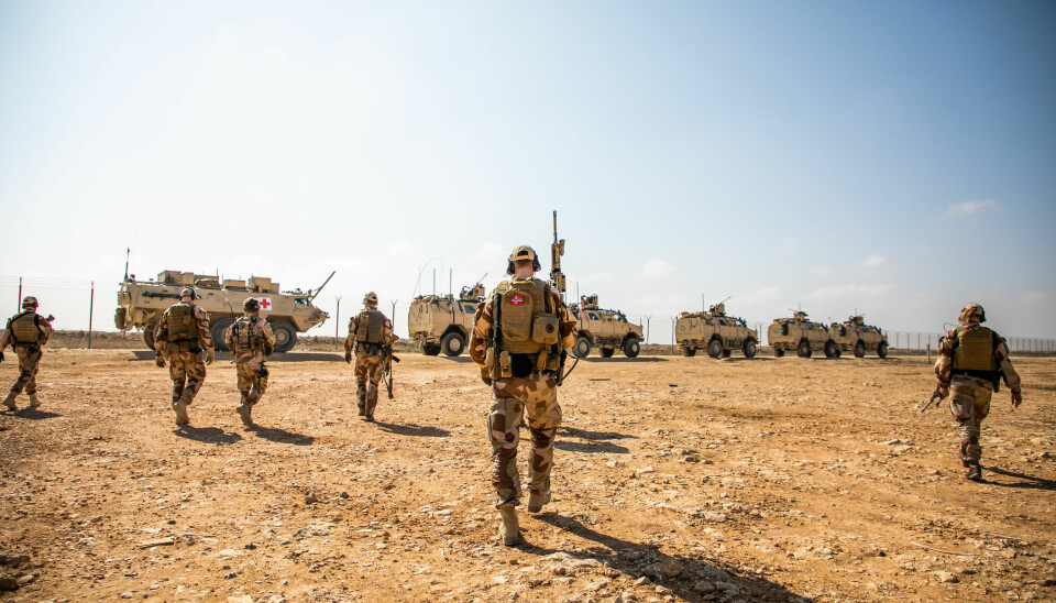 IRAK: Soldater fra Nortu 5 i Al assad Air Base i Irak.