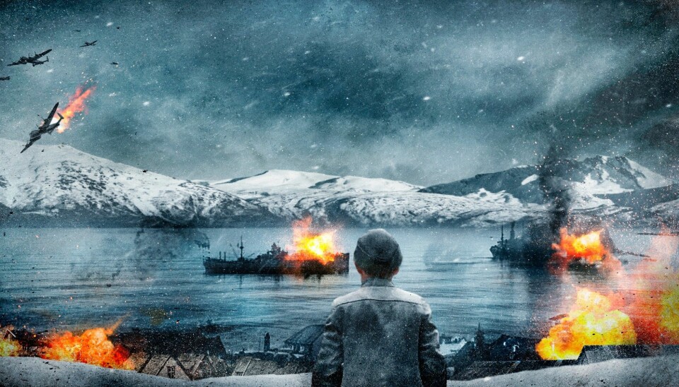 NARVIK-FILM: Konseptbilde for filmen om kampene i Narvik.