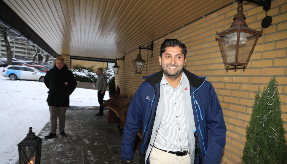 Frp-politiker Himanshu Gulati under partiets landsmøte i 2018. Han ber nå Stortinget om å finne en passende måte å markere at det er 20 år siden det norske bidraget i Afghanistan startet.