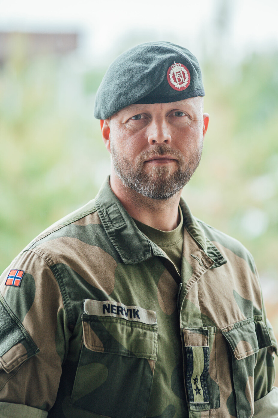 Kommunikasjonssjef i Hæren, oberstløytnant Erling Nervik.