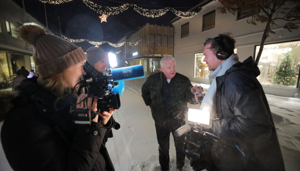 1. desember 2019 kom Frode Berg heim til Kirkenes. Dette biletet er tatt dagen etter.