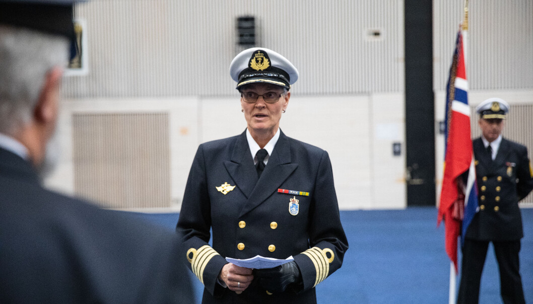 Kommandør Tone Størksen. Kommandør Tone Størksen.