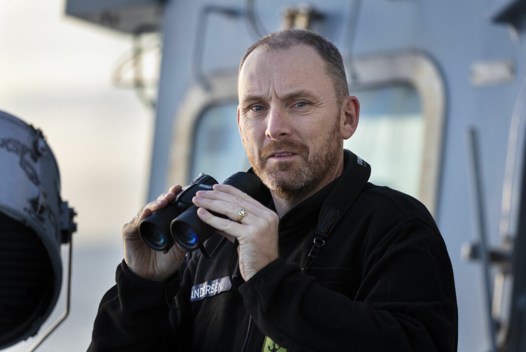 SJEF: Sjef Sjøforsvaret Rune Andersen er innleggforfatter. Her er han om bord KNM Otto Sverdrup under en øvelse da han var sjef for Marinen