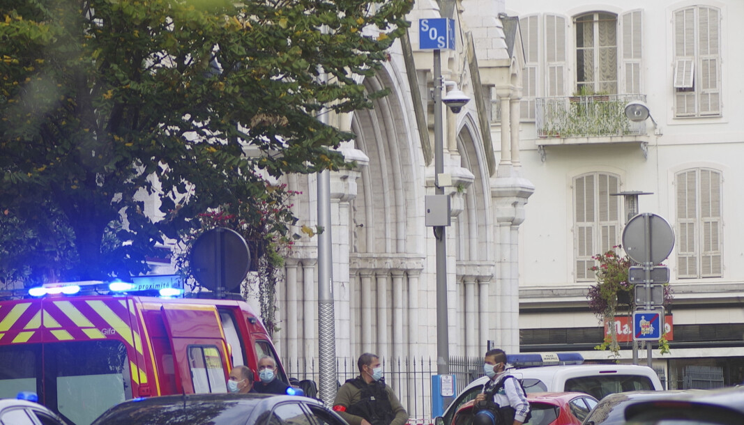 Minst tre ble drept i det som etter all sannsynlighet er et terrorangrep i Nice 29. oktober. Nå frykter en terrorforsker flere slike angrep. Minst tre ble drept i det som etter all sannsynlighet er et terrorangrep i Nice 29. oktober. Nå frykter en terrorforsker flere slike angrep.