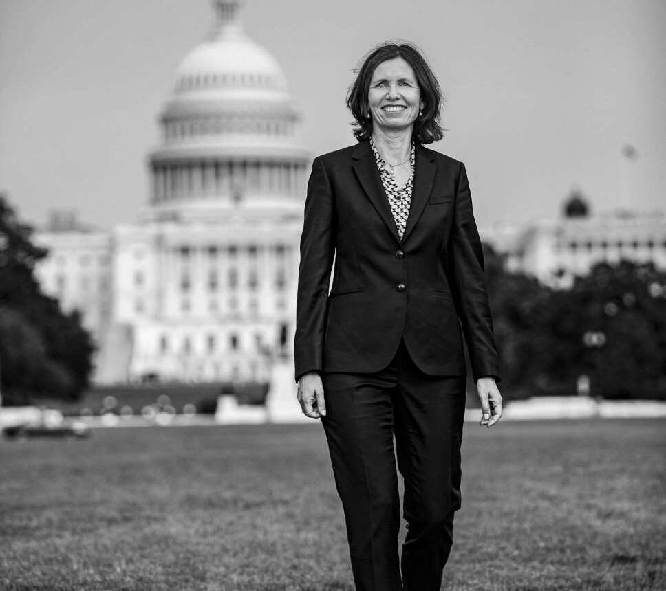 Norges første kvinnelige ambassadør kom til Washington i september.