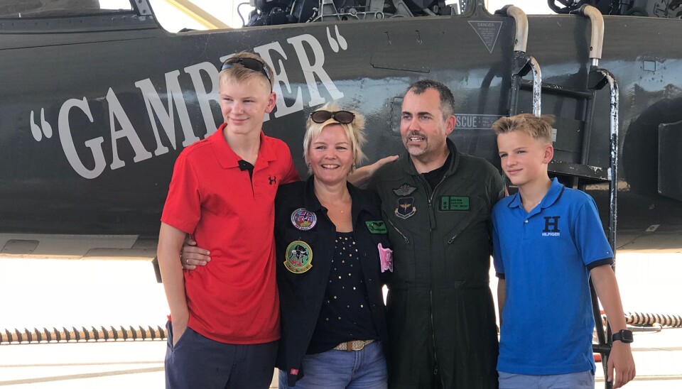 Familien Karlsvik var fire år i Texas.