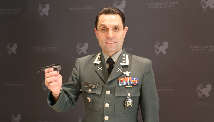 Asbjørn Lysgård fra Heimevernstaben. Asbjørn Lysgård fra Heimevernstaben.