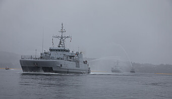 KNM Måløy har vært på Nato-oppdrag siden juli. KNM Måløy har vært på Nato-oppdrag siden juli.
