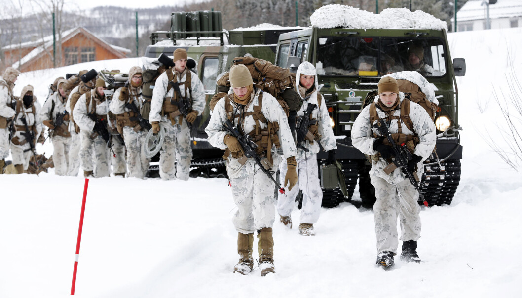EGENINTERESSE: Når USA og andre stormakter nå igjen er mer til stede i nordområdene, er det fordi de har egeninteresse av det, skriver Kjell Inge Bjerga. Her ser vi US Marine Corps under Cold Response 2020. EGENINTERESSE: Når USA og andre stormakter nå igjen er mer til stede i nordområdene, er det fordi de har egeninteresse av det, skriver Kjell Inge Bjerga. Her ser vi US Marine Corps under Cold Response 2020.