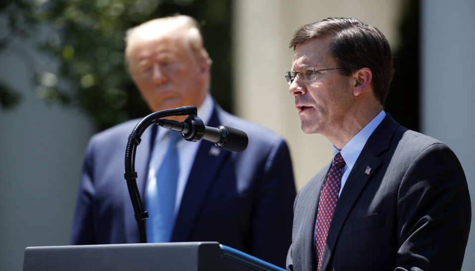 Denne uken ble det klar at forsvarsminister Mark Esper har fått sparken av Donald Trump. Det har ført til at flere tjenestemenn i Pentagon har sagt opp jobben.