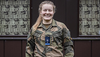 Kadett Helene Fossum Grønseth sitter i korona-karantene. Kadett Helene Fossum Grønseth sitter i korona-karantene.