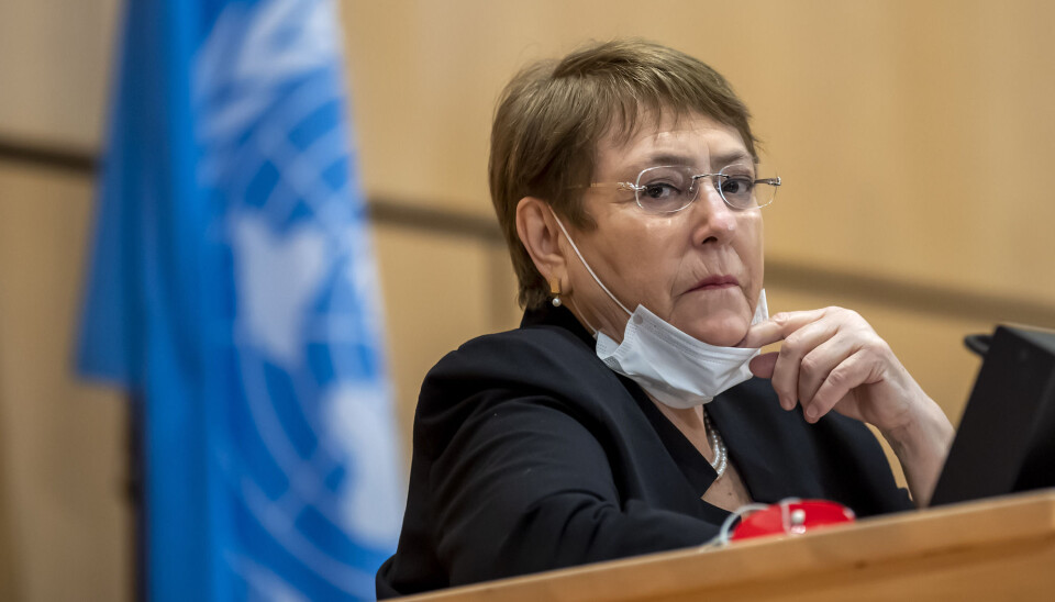 Høykommissær Michelle Bachelet.