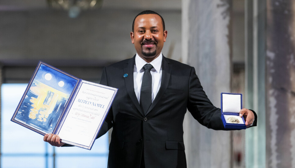 GIKK TIL KRIG: Etiopias statsminister Abiy Ahmed, som ble belønnet med Nobels fredspris i fjor, har gått til krig mot opprørere i Tigray-regionen.