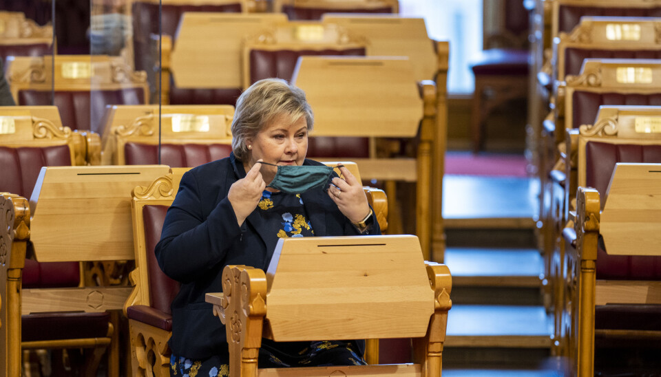 Solberg om spionasjepåstander: Norge i kontakt med Danmark