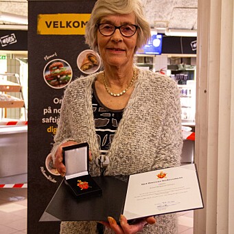 Astrid Birkelund Hansen har fått Sjef Hærens hedersmynt. Astrid Birkelund Hansen har fått Sjef Hærens hedersmynt.