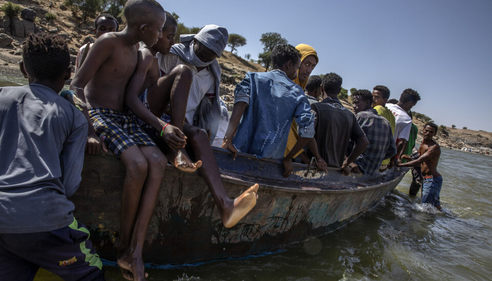 Flyktninger frå Tigray har kome til Sudan.