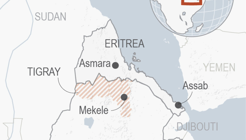 Tigray ligg innespera mellom Eritrea, Sudan og resten av Etiopia.