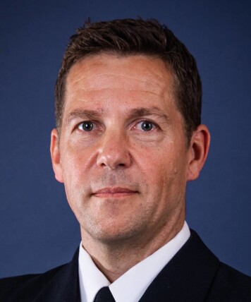 Michel Hayes er talsperson i Sjøforsvaret. Foto: Sjøforsvaret Michel Hayes er talsperson i Sjøforsvaret. Foto: Sjøforsvaret