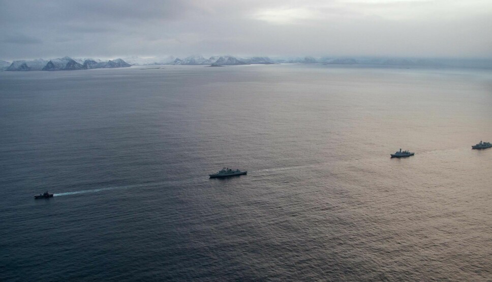 Fartøyer fra Natos stående maritime styrke deltar i øvelse Flotex.