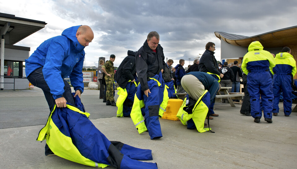 Fra nordområde konferansen i Bodø september 2012
Sosialt samvær i havgapet.