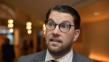 Jimmie Åkesson og Sverigedemokraterna skal nærme seg Nato. Jimmie Åkesson og Sverigedemokraterna skal nærme seg Nato.