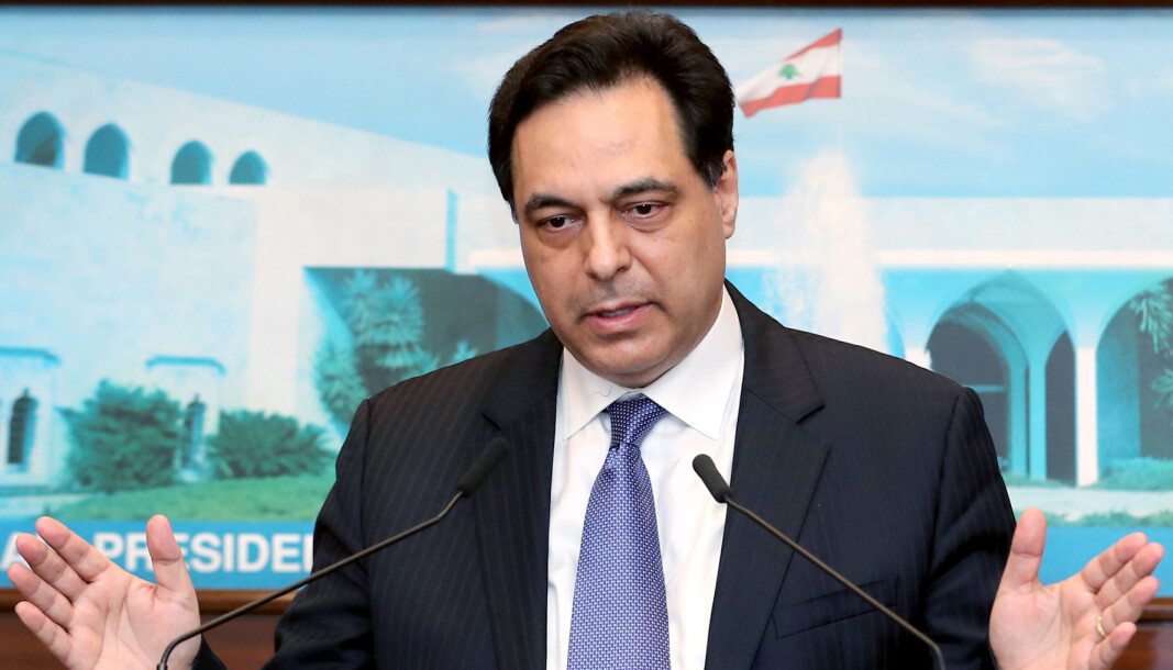 Hassan Diab er tidligere statsminister i Libanon. Hassan Diab er tidligere statsminister i Libanon.