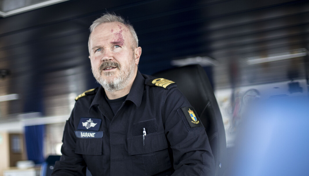 Kommandør Endre Barane har lang fartstid fra Kystvakten. Kommandør Endre Barane har lang fartstid fra Kystvakten.