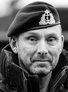 Sjef marinen, Rune Andersen, på ubåtkaia på Haakonsvern. Sjef marinen, Rune Andersen, på ubåtkaia på Haakonsvern.