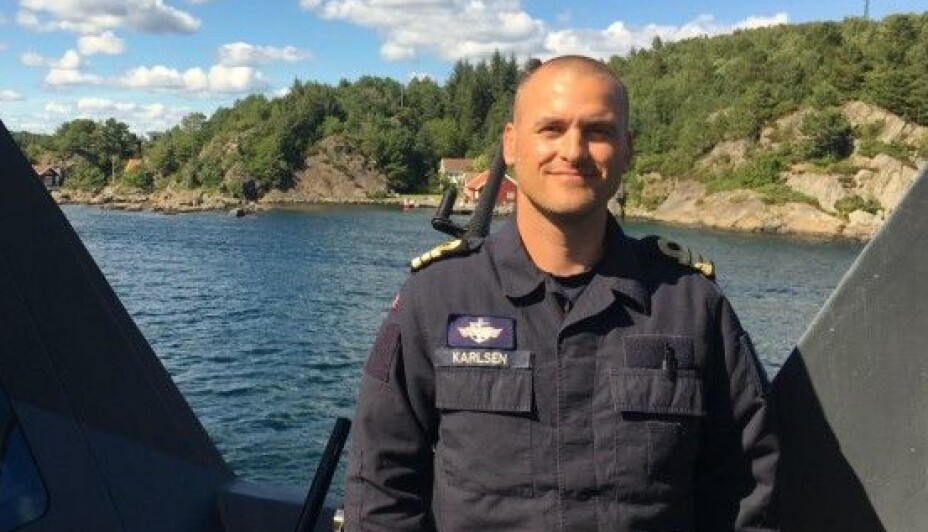Tidligere skipssjef på KNM Glimt, Daniel Karlsen